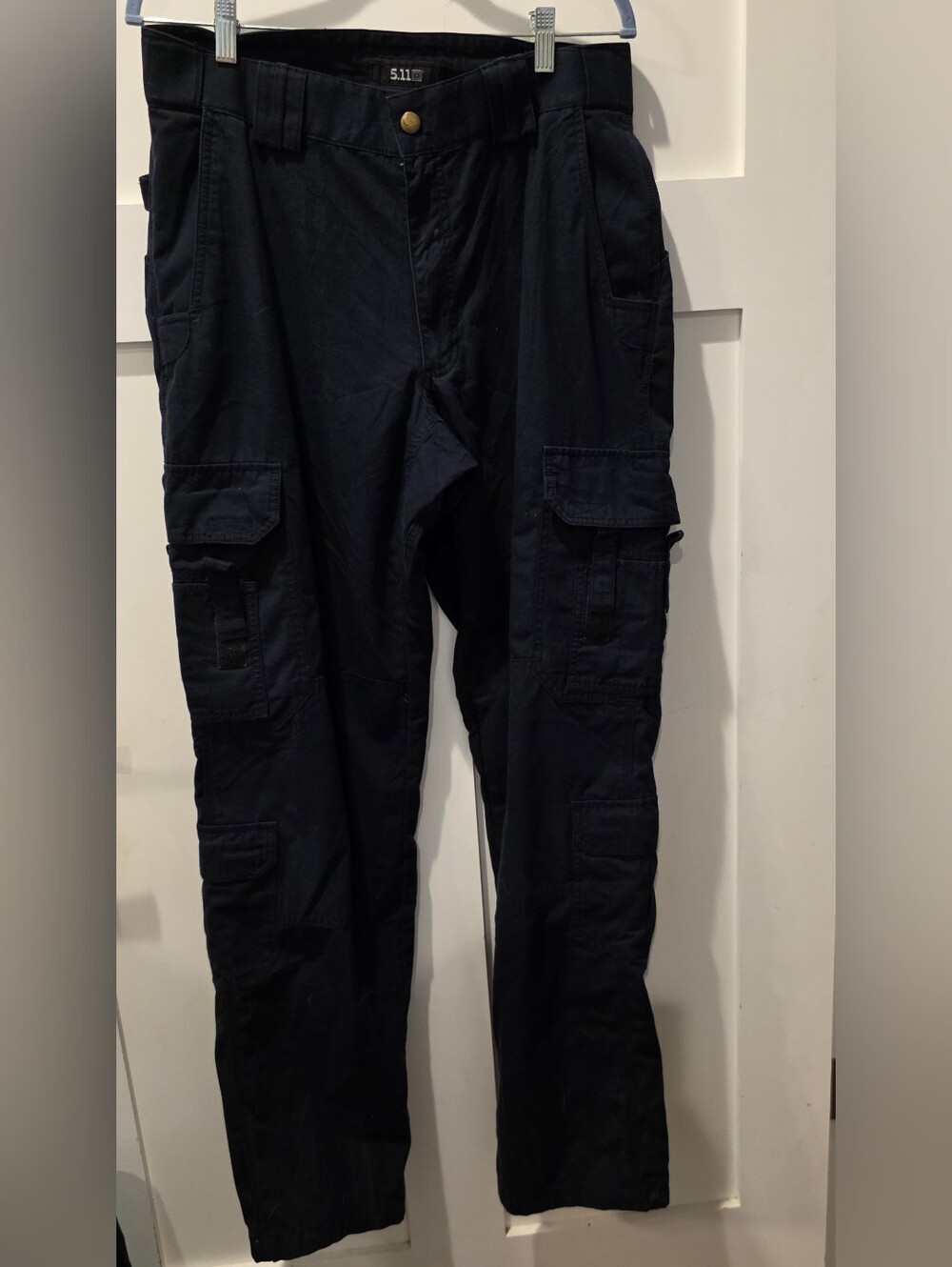 5.11 Tactical Men’s Regular Fit TACLITE EMS Ripstop Cargo Pants Navy 34x36